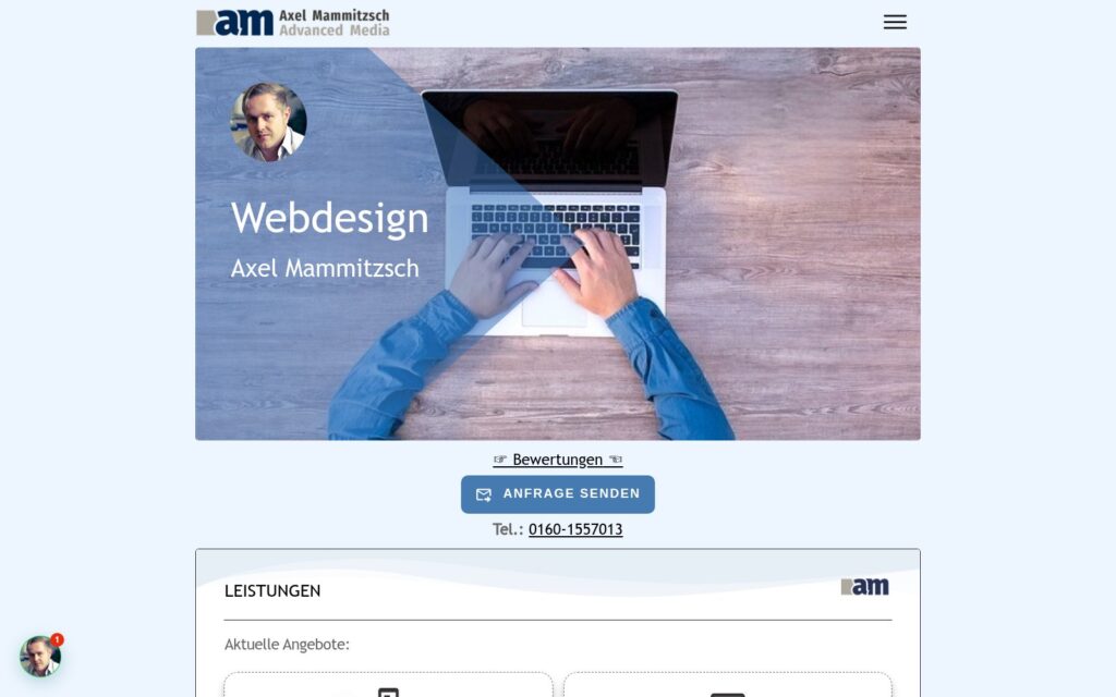 am-advanced-media Website Screenshot