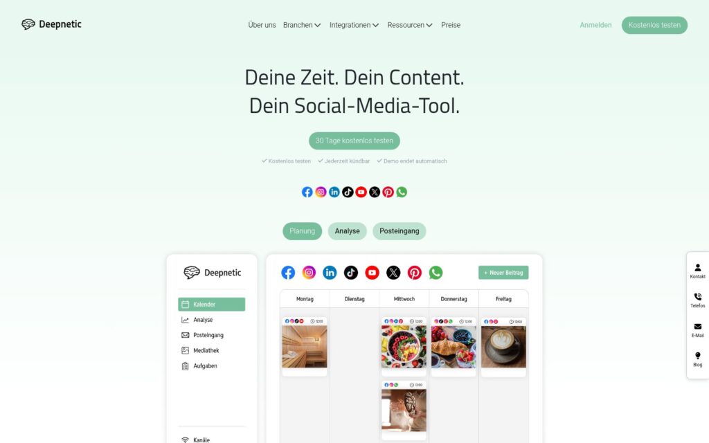 deepnetic-kinoda Website Screenshot