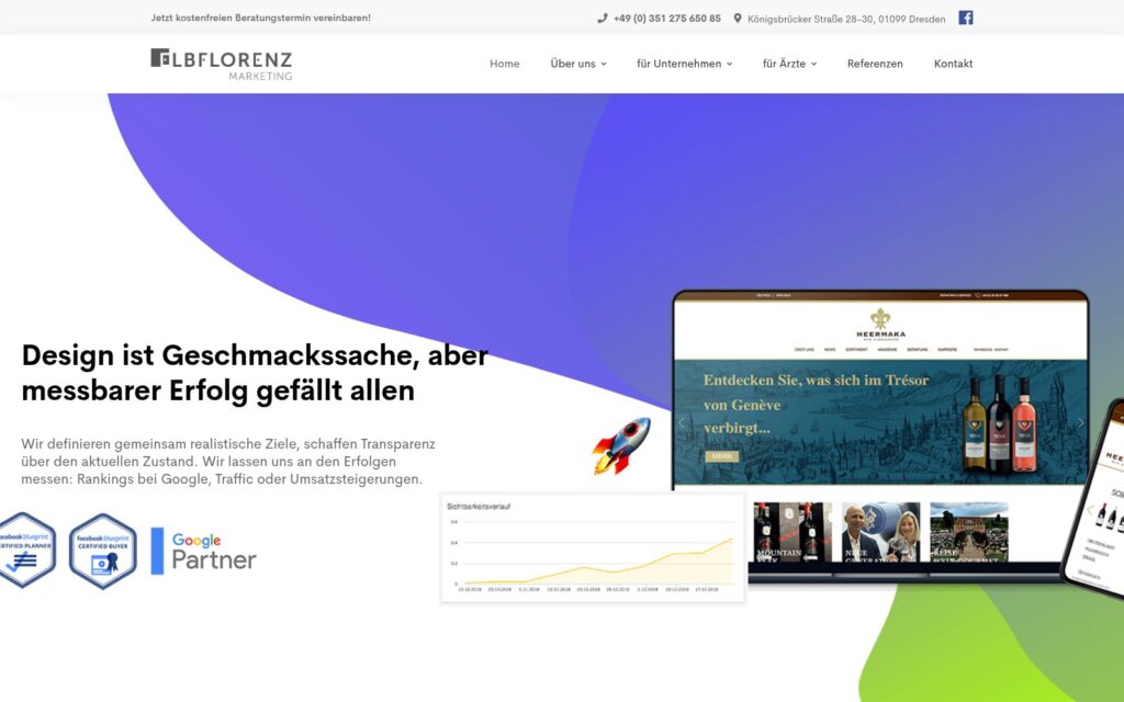 elbflorenz-marketing Website Screenshot