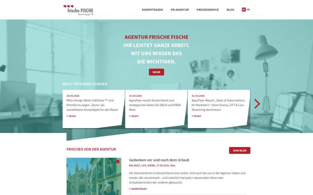 frische-fische Website Screenshot