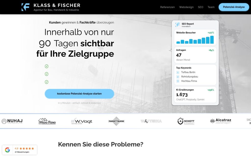 klass-fischer Website Screenshot