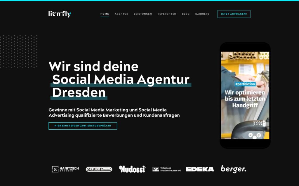 litnfly Website Screenshot