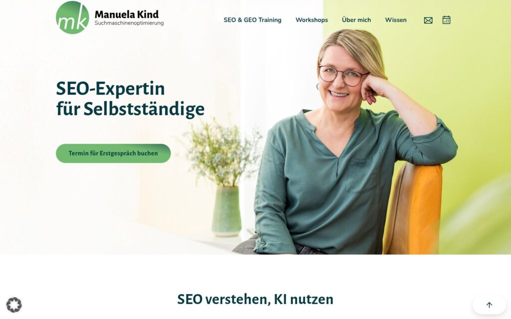 manuela-kind Website Screenshot