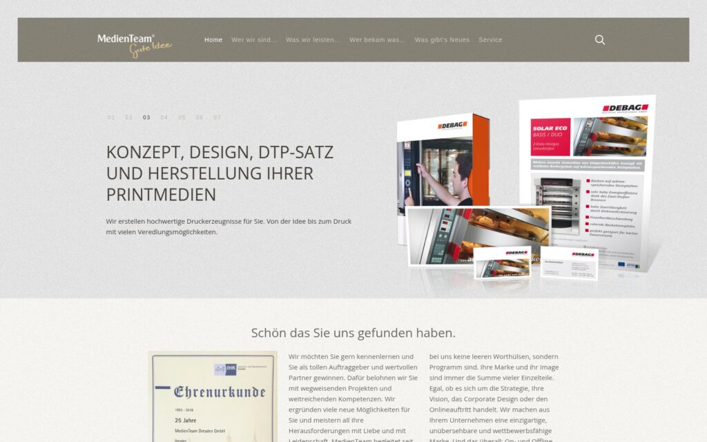 medienteam-dresden Website Screenshot