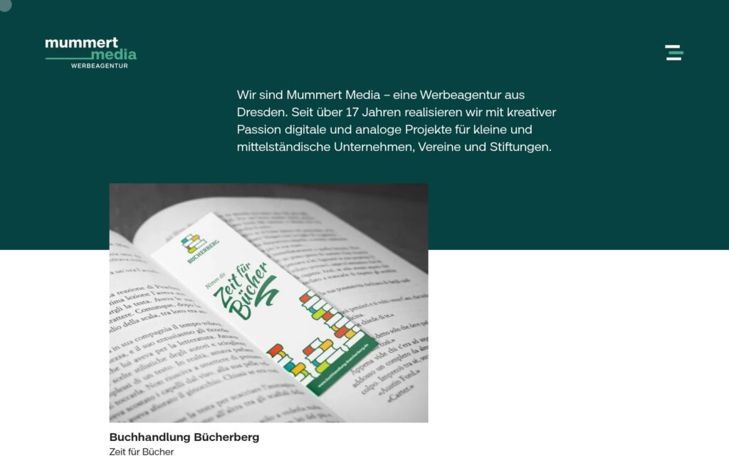 mummert-media Website Screenshot