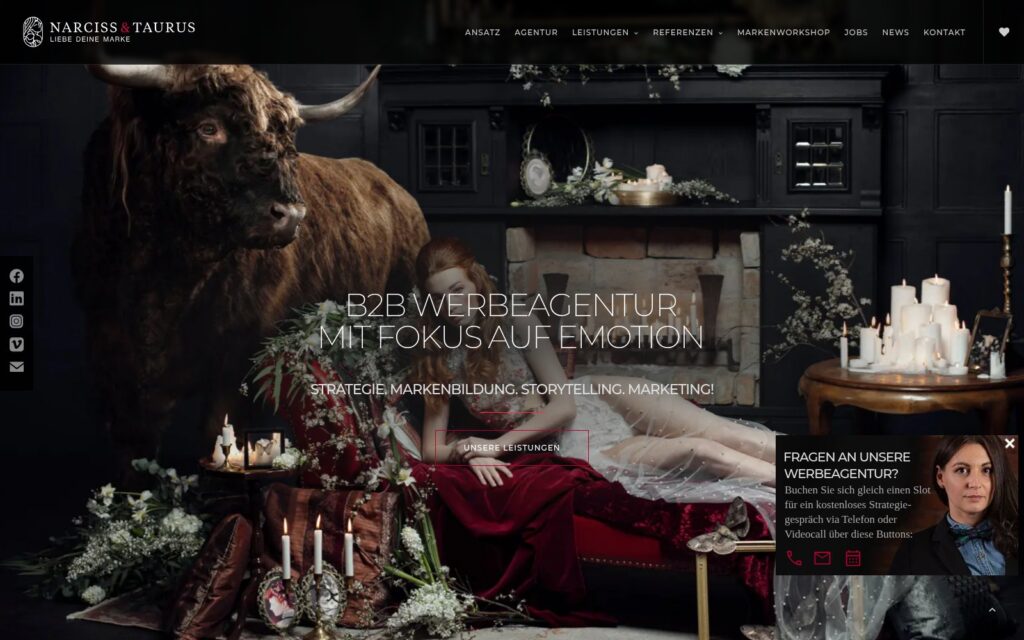 narciss-taurus Website Screenshot