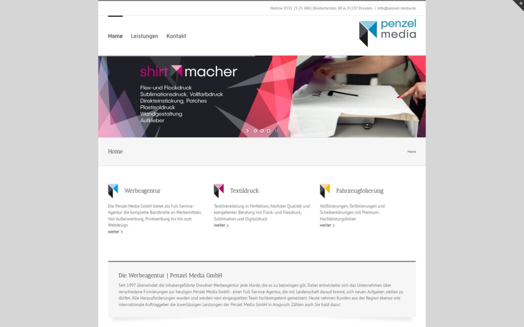 penzel-media Website Screenshot