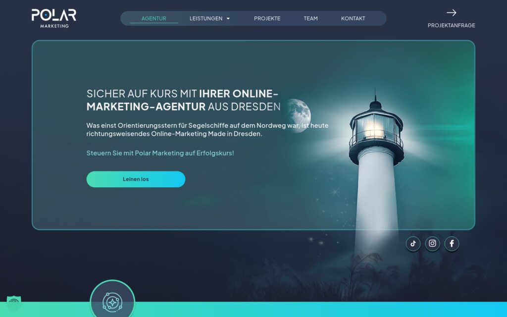 polar-marketing Website Screenshot
