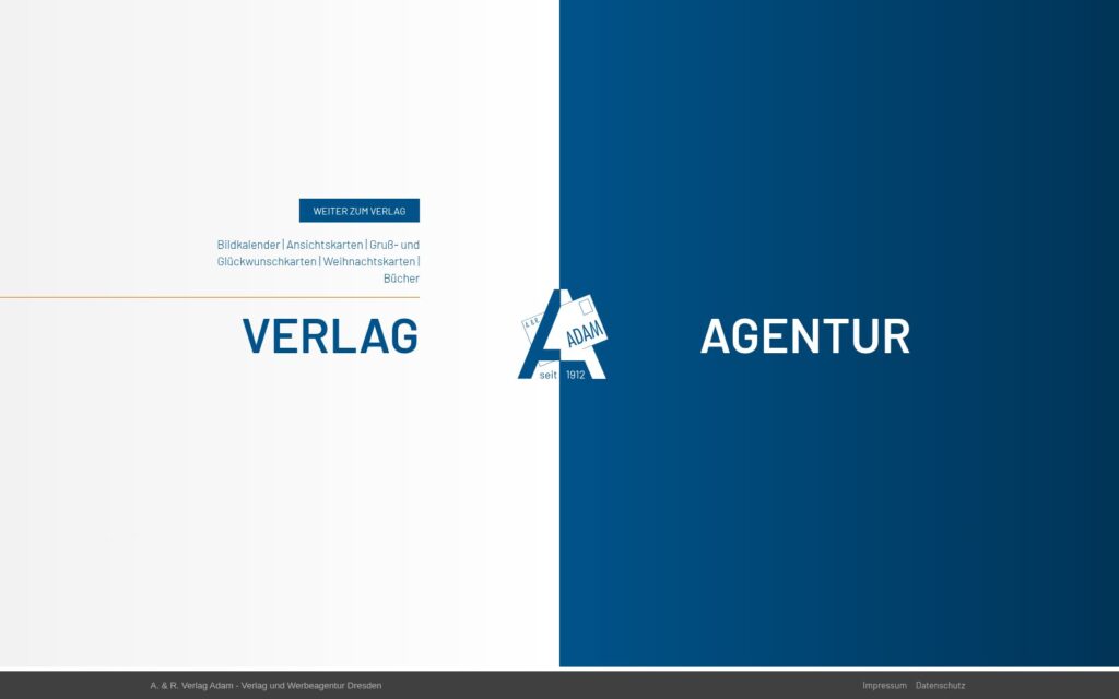 verlag-adam Website Screenshot
