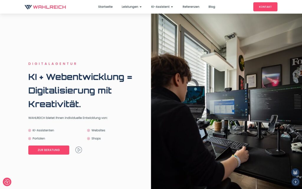 wahlreich Website Screenshot