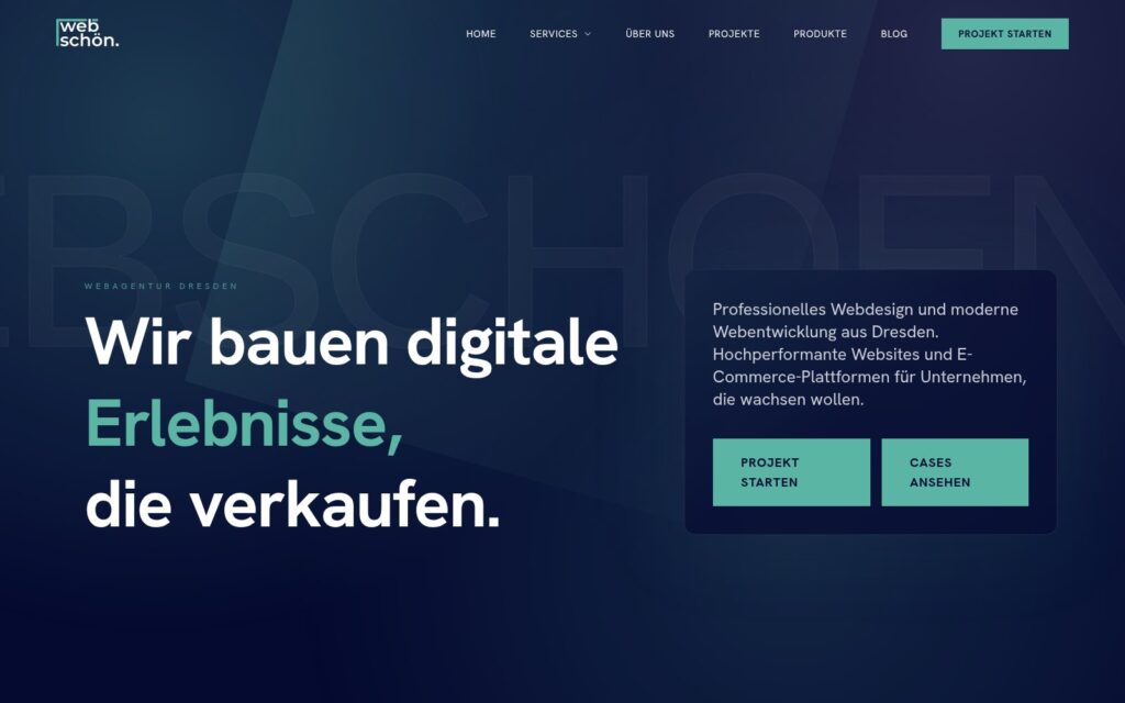 webschoen Website Screenshot