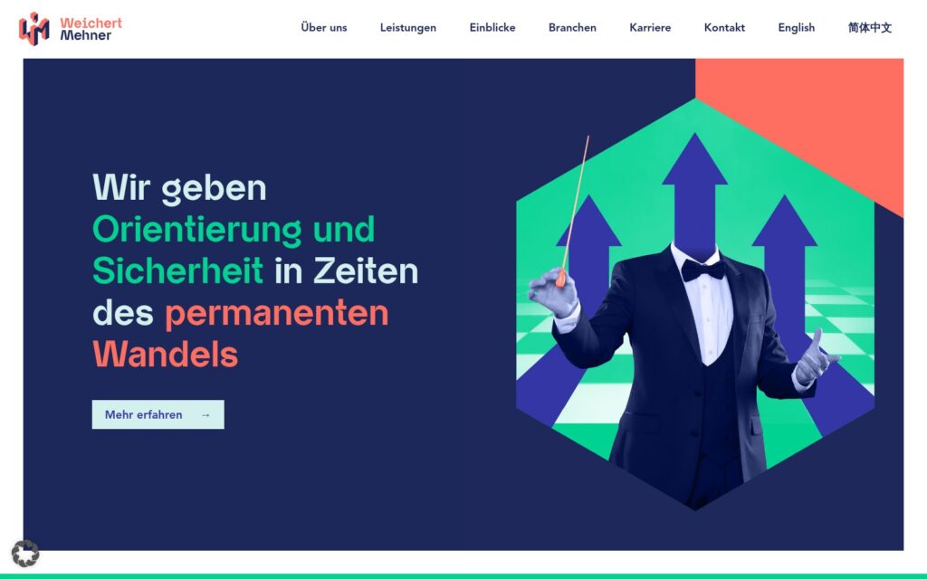 weichertmehner Website Screenshot