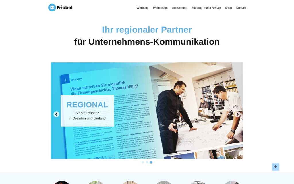 werbeagentur-friebel Website Screenshot