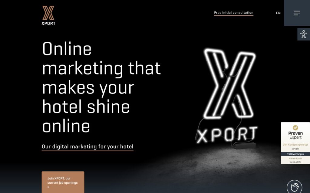 xport-communication Website Screenshot